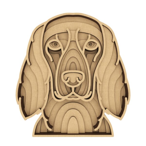 Drewniana dekoracja Cocker Spaniel – wyjątkowy portret Twojego pupila