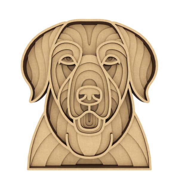 Drewniana dekoracja Golden Retriever – wyjątkowy portret Twojego pupila