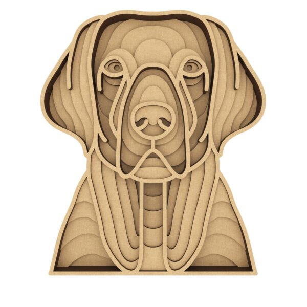 Drewniana dekoracja Labrador Retriever – wyjątkowy portret Twojego pupila