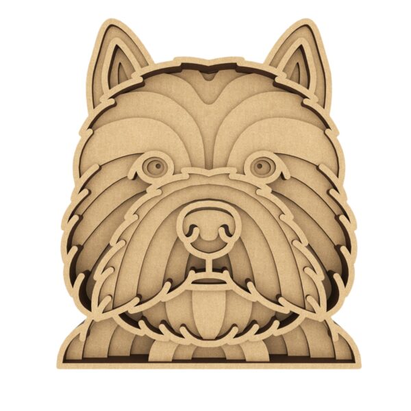 Drewniana dekoracja West Highland White Terrier – urokliwy portret Twojego pupila